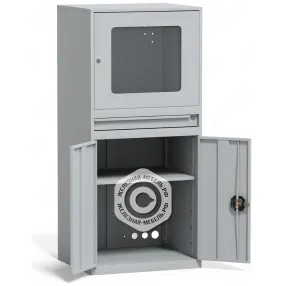 шкаф компьютерный металлический 1600х720х600