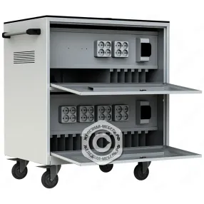 тележка для хранения и зарядки 21 ноутбука (15,6 дюймов) с электросхемой