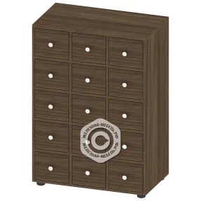 шкаф для читательских формуляров сте-шп-45