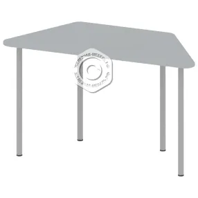 стол «трапеция» 1270 мм ст-шп-123, серый