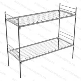 кровать двухъярусная «строитель» к7012к ложе 1900х700, закруглённое, сетка квадратное звено