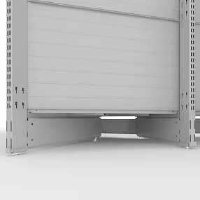 стеллаж торговый внутреннего угла пурина 25 серия