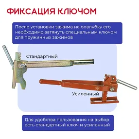 пружинный зажим для опалубки hit усиленный