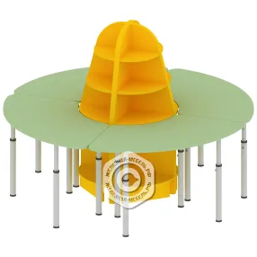 комплект мебели дидактический «ромашка» дс-ад-105
