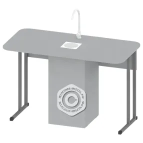 стол лабораторный с мойкой нерегулируемый пр-тр-61