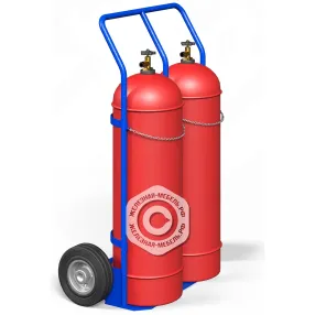 тележка газобаллонная тгп-02, два пропановых баллона