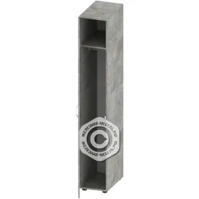 шкаф пенал для одежды оф-ст-168, цемент