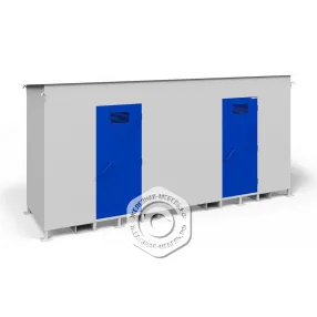 хранилище для 25 газовых баллонов разборное хгб-03