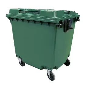 мусорный контейнер 1100 литров на колесах с крышкой, арт. мкт-1100 r