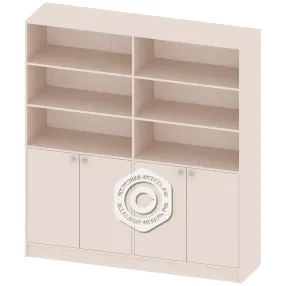 стеллаж односторонний ст-ад-152, бежевый