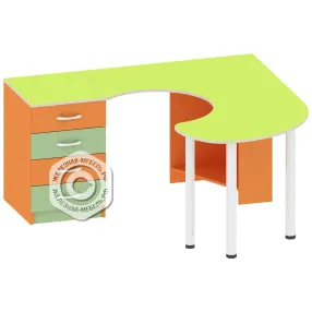 стол для воспитателя с тумбой дс-ад-83