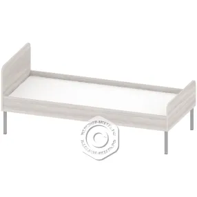 кровать подростковая на металлических ножках 1600 мм дк-ад-34-1