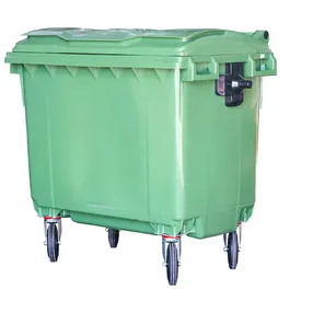 мусорный контейнер 1100 литров на колесах с крышкой, арт. mgbg-1100