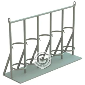 стойка для 5-ти газовых баллонов с пропаном на 50 литров сгмп-05м