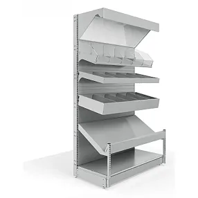 стеллаж фруктово-овощной комбинированный пристенный