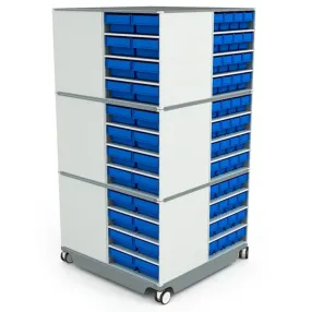 кассетница поворотная кп-03 (синие ящики)