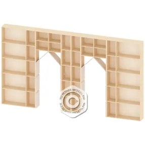 стеллаж «квартал знаек и незнаек» ст-ад-129