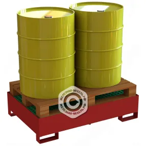 поддон для хранения 2-х бочек пдб-ф-02-01