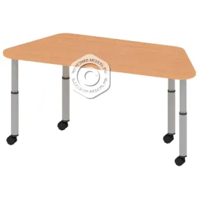 стол «трапеция» мобильный ст-шп-136
