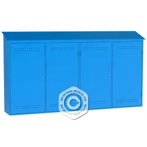 металлический шкаф для рампы о2 (2050х3700х600)