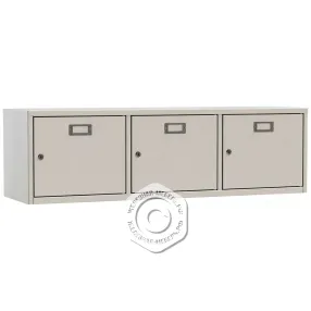 шкаф для касок 3 ячейки (1 секция по 3 ячейки)