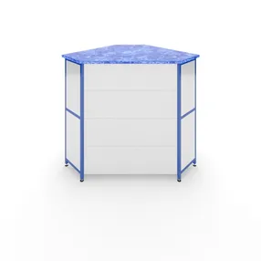 прилавок трапециевидный угол внешний 900х1100х600