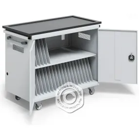 тележка для хранения и зарядки 26 ноутбуков (17,3 дюймов) с электросхемой