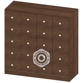 шкаф для читательских формуляров сте-шп-45-2