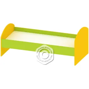 кровать детская с закругленной спинкой дк-ад-1