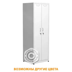 шкаф металлический для одежды шмг (белый)