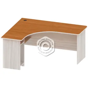 стол компьютерный угловой левый с нишей под системный блок оф-ст-14