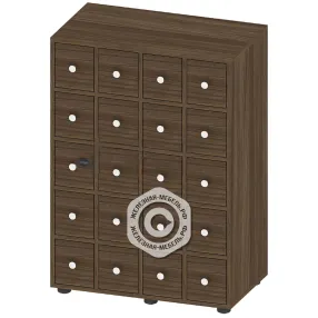 шкаф для читательских формуляров сте-шп-45-1