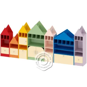 стенка-стеллаж «домики» ст-ад-119-1