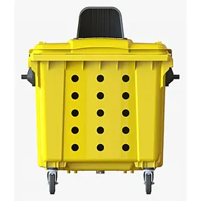 контейнер для мусора 1100 л перфорированный с капюшоном, арт. 22.c19