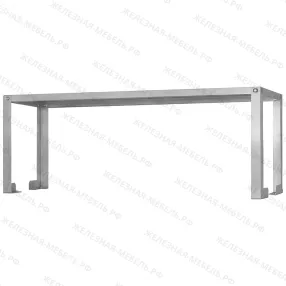 полка-надстройка настольная пннн - 400х600х400 «norma inox», нерж., 1 уровень