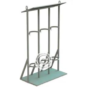 стойка для 3-х газовых баллонов на 40 литров сгм-03 с крышей