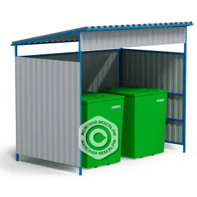 контейнерная площадка кп-4 (без дверей)