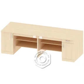 стол демонстрационный для кабинета физики пр-тр-7, дуб выбеленный