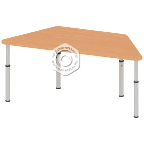 стол регулируемый «трапеция» пр-тр-9, бук бавария светлый