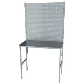 верстак откидной оцинкованный small, перфорация 1м