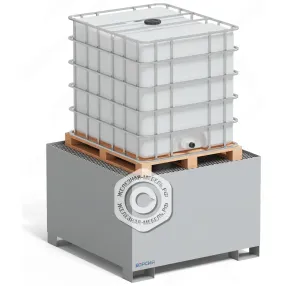 поддон металлический для одного еврокуба пде-01, 1380 литров