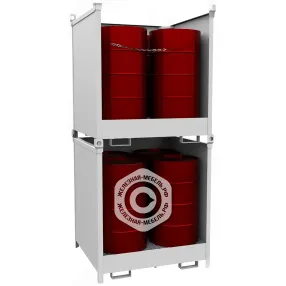 поддон для 4-х бочек штабелируемый пбш-04 (закрытый)