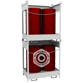 поддон для 2-х бочек штабелируемый пбш-02-01 (открытый)