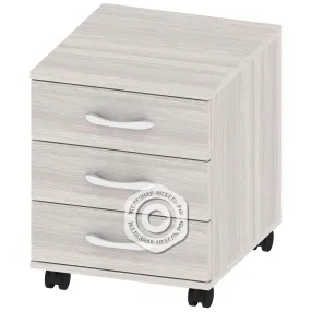 тумба офисная деревянная ст-шп-10, ясень шимо светлый