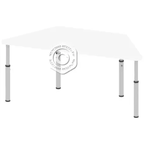 стол регулируемый «трапеция» пр-тр-9, белый