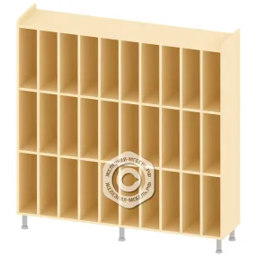 стеллаж для детских сидений 30 ячеек мт-ад-21