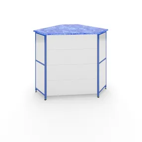 прилавок трапециевидный угол внешний 900х1100х600