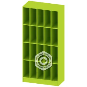 шкаф для туалетной комнаты на 20 ячеек мт-ад-14-20