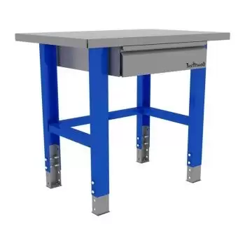 стол металлический промышленный 1000 мм proffi-смp 1 выдвижной ящик