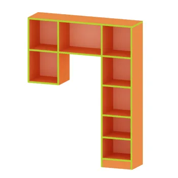 Стеллажи для игрушек и книг